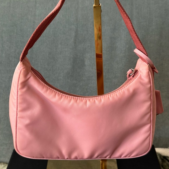 Prada Pink Nylon Mini Re-Edition 2000 Shoulder Bag - Picture 7 of 8